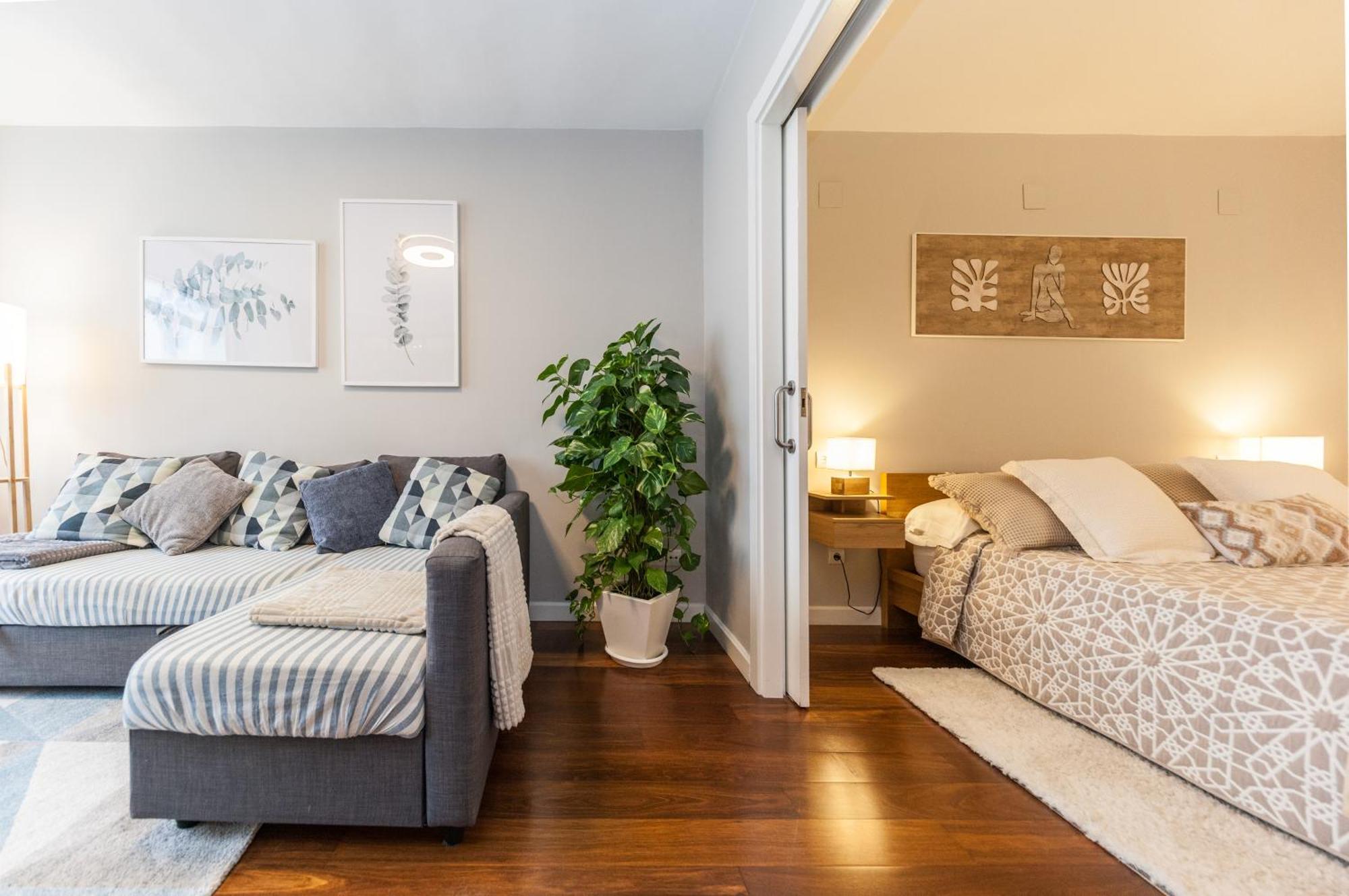 Apartamento El Espigon Gijon Bagian luar foto